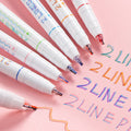 Double Line Color Pen
